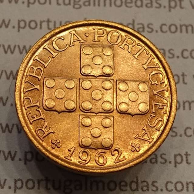 MOEDA DE VINTE CENTAVOS (XX CENTAVOS) BRONZE 1962 BELA/SOBERBA