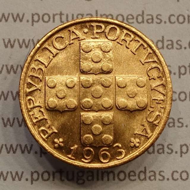 MOEDA DE VINTE CENTAVOS (XX CENTAVOS) BRONZE 1963 SOBERBA