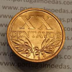 MOEDA DE VINTE CENTAVOS (XX CENTAVOS) BRONZE 1966 SOBERBA MOEDA DE VINTE CENTAVOS (XX CENTAVOS) BRONZE 1966 SOBERBA