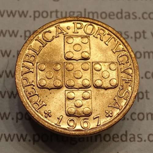 MOEDA DE VINTE CENTAVOS (XX CENTAVOS) BRONZE 1967 SOBERBA