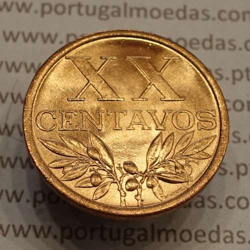 MOEDA DE VINTE CENTAVOS (XX CENTAVOS) BRONZE 1967 SOBERBA