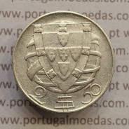 Silver coin of 2-1/2 Escudos 1932, 2$50 Escudos 1932 silver Portuguese Republic, (F+), World Coins Portugal KM 580