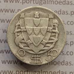 MOEDA 2$50 ESCUDOS (DOIS ESCUDOS E CINQUENTA CENTAVOS) PRATA 1945 (BC) -  REPÚBLICA PORTUGUESA MOEDA 2$50 ESCUDOS (DOIS ESCUDOS E CINQUENTA CENTAVOS) PRATA 1945 (BC) -  REPÚBLICA PORTUGUESA