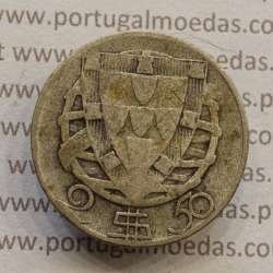 MOEDA 2$50 ESCUDOS (DOIS ESCUDOS E CINQUENTA CENTAVOS) PRATA 1946 (BC-) - REPÚBLICA PORTUGUESA MOEDA 2$50 ESCUDOS (DOIS ESCUDOS E CINQUENTA CENTAVOS) PRATA 1946 (BC-) - REPÚBLICA PORTUGUESA