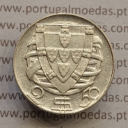MOEDA 2$50 ESCUDOS (DOIS ESCUDOS E CINQUENTA CENTAVOS) PRATA 1948 (MBC) -  REPÚBLICA PORTUGUESA