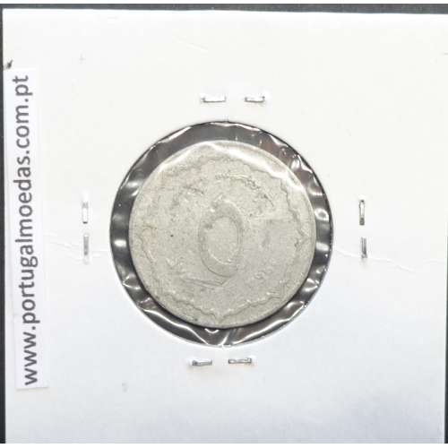 MOEDA DE 5 CENTIMOS ALUMINÍO 1964 - ARGÉLIA - KRAUSE WORLD COINS ALGERIA KM 96