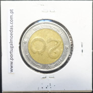 MOEDA DE 20 DINARS BIMETALICA 2005 - ARGÉLIA - KRAUSE WORLD COINS ALGERIA KM 125
