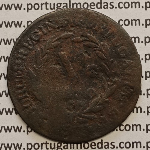MOEDA V REIS COBRE 1830 - "LONDRES" - D.MARIA II