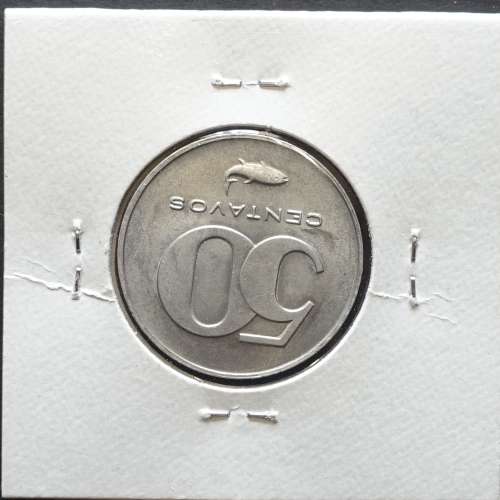 MOEDA DE 50 CENTAVOS 1977 ALUMÍNIO - REPÚBLICA DE CABO VERDE - KRAUSE WORLD COINS CAPE VERDE KM16