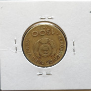 MOEDA DE 1 ESCUDO 1977 LATÃO NÍQUEL - REPÚBLICA DE CABO VERDE - KRAUSE WORLD COINS CAPE VERDE KM17