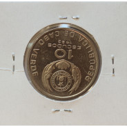 MOEDA DE 10 ESCUDOS 1982 CUPRO- NÍQUEL - REPÚBLICA DE CABO VERDE - KRAUSE WORLD COINS CAPE VERDE KM19
