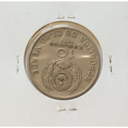 MOEDA DE 10 ESCUDOS 1977 CUPRO- NÍQUEL - REPÚBLICA DE CABO VERDE - KRAUSE WORLD COINS CAPE VERDE KM19