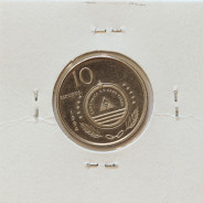 MOEDA DE 10 ESCUDOS 1994 AÇO NIQUELADO - REPÚBLICA DE CABO VERDE - KRAUSE WORLD COINS CAPE VERDE KM29