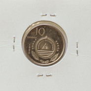 MOEDA DE 10 ESCUDOS 1994 AÇO NIQUELADO - REPÚBLICA DE CABO VERDE - KRAUSE WORLD COINS CAPE VERDE KM41