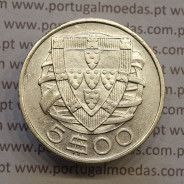 MOEDA 5$00 ESCUDOS "CINCO ESCUDOS" PRATA 1933 (MBC+) -  REPÚBLICA PORTUGUESA