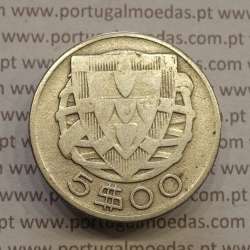 MOEDA 5$00 ESCUDOS "CINCO ESCUDOS" PRATA 1933 (BC) -  REPÚBLICA PORTUGUESA MOEDA 5$00 ESCUDOS "CINCO ESCUDOS" PRATA 1933 (BC) -  REPÚBLICA PORTUGUESA