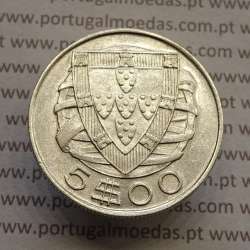 MOEDA 5$00 ESCUDOS "CINCO ESCUDOS" PRATA 1942 (MBC+) -  REPÚBLICA PORTUGUESA MOEDA 5$00 ESCUDOS "CINCO ESCUDOS" PRATA 1942 (MBC+) -  REPÚBLICA PORTUGUESA