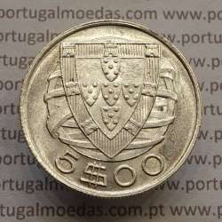 5 escudos 1951 prata, 5$00 1951 prata da República Portuguesa, (Soberba), World Coins Portugal KM 581 5 escudos 1951 prata, 5$00 1951 prata da República Portuguesa, (Soberba), World Coins Portugal KM 581
