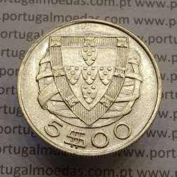 MOEDA 5$00 ESCUDOS "CINCO ESCUDOS" PRATA 1951 (MBC+) -  REPÚBLICA PORTUGUESA MOEDA 5$00 ESCUDOS "CINCO ESCUDOS" PRATA 1951 (MBC+) -  REPÚBLICA PORTUGUESA