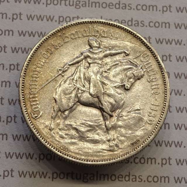 Commemorative portuguese coin 10 Escudos silver 1928 Battle of Ourique, 10$00 silver 1928, (VF+), World Coins Portugal KM 579