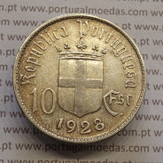 10 Escudos prata 1928 Batalha de Ourique, 10$00 prata 1928,  (MBC+), World Coins Portugal KM 579