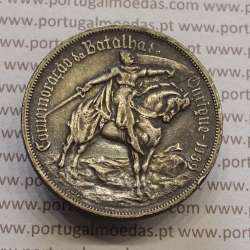 MOEDA 10$00 ESCUDOS "DEZ ESCUDOS" PRATA 1928 BATALHA DE OURIQUE (MBC) -  REPÚBLICA PORTUGUESA