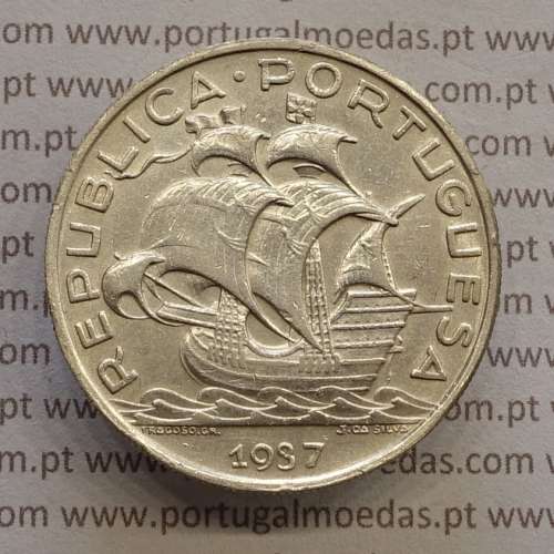10$00 escudos 1937 prata, 10 Escudos 1937 prata da Republica Portuguesa, (MBC+) World Coins Portugal KM 582