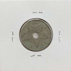 MOEDA DE 10 CENTIMES CUPRO NÍQUEL 1911 - CONGO BELGA - KRAUSE WORLD COINS BELGIAN CONGO KM 18