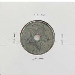 MOEDA DE 10 CENTIMES CUPRO NÍQUEL 1928 - CONGO BELGA - KRAUSE WORLD COINS BELGIAN CONGO KM 18
