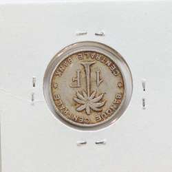 MOEDA DE 1 FRANC ALUMINIO 1960 - CONGO BELGA - KRAUSE WORLD COINS BELGIAN CONGO KM 4