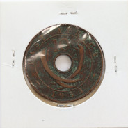 MOEDA DE 10 CENTS BRONZE 1933- ÁFRICA ORIENTAL - KRAUSE WORLD COINS EAST AFRICA KM 19
