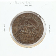 MOEDA DE 1 SHILLING PRATA 1924 - ÁFRICA DE ORIENTAL - KRAUSE WORLD COINS EAST AFRICA KM 21
