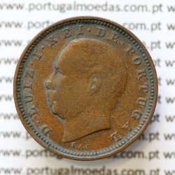 MOEDA 5 RÉIS BRONZE (V RÉIS) 1882 (BC) - REI D. LUIS I - WORLD COINS PORTUGAL KM525 MOEDA 5 RÉIS BRONZE (V RÉIS) 1882 (BC) - REI D. LUIS I - WORLD COINS PORTUGAL KM525