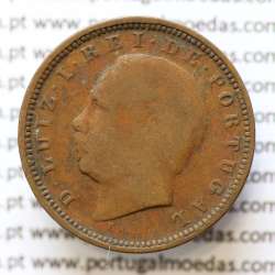 MOEDA 5 RÉIS BRONZE (V RÉIS) 1882 (BC) - REI D. LUIS I - WORLD COINS PORTUGAL KM525