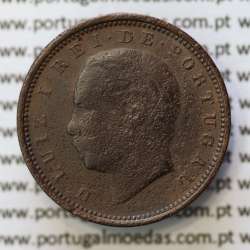 MOEDA 5 RÉIS BRONZE (V RÉIS) 1883 (BC) - REI D. LUIS I - WORLD COINS PORTUGAL KM525