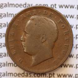 MOEDA 10 RÉIS BRONZE (X RÉIS) 1885 (BC) - REI D. LUIS I - WORLD COINS PORTUGAL KM526