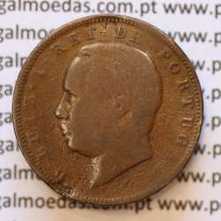 MOEDA 10 RÉIS BRONZE (X RÉIS) 1885 (BC-) - REI D. LUIS I - WORLD COINS PORTUGAL KM526