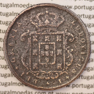 MOEDA 20 RÉIS COBRE ( XX RÉIS ) 1867 (BC- / REG) - REI D. LUIS I - WORLD COINS PORTUGAL KM515