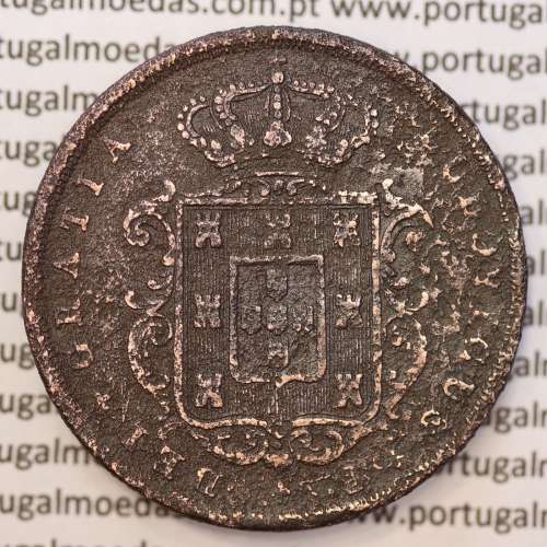 MOEDA 20 RÉIS COBRE ( XX RÉIS ) 1867 (REG) - REI D. LUIS I - WORLD COINS PORTUGAL KM515