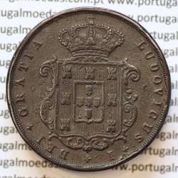 MOEDA 20 RÉIS COBRE ( XX RÉIS ) 1873 (BC) - REI D. LUIS I - WORLD COINS PORTUGAL KM515