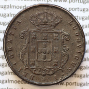 MOEDA 20 RÉIS COBRE ( XX RÉIS ) 1873 (BC) - REI D. LUIS I - WORLD COINS PORTUGAL KM515