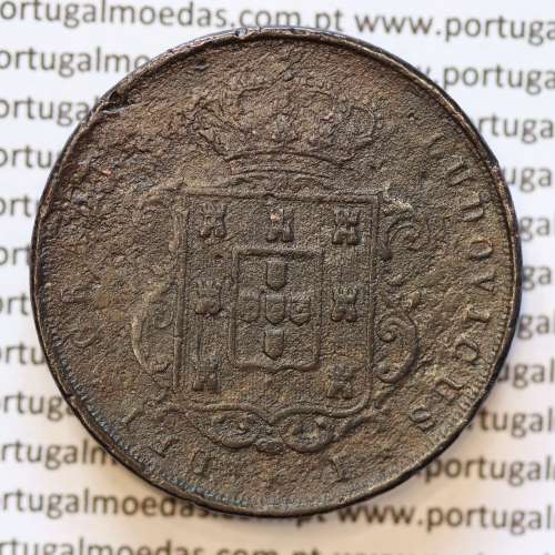 MOEDA 20 RÉIS COBRE ( XX RÉIS ) 1873 (BC) - REI D. LUIS I - WORLD COINS PORTUGAL KM515