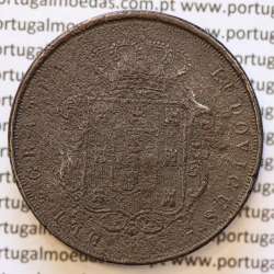 MOEDA 20 RÉIS COBRE ( XX RÉIS ) 1873 (BC-) - REI D. LUIS I - WORLD COINS PORTUGAL KM515