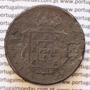 MOEDA 20 RÉIS COBRE ( XX RÉIS ) 1873 (BC- / REG) - REI D. LUIS I - WORLD COINS PORTUGAL KM515