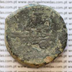MOEDA ASSE “AS” BRONZE DA REPÚBLICA ROMANA FAMÍLIA “MATIENA” (ANO 179 a.C. a 170 a.C.) “MATIENUS” LEGENDA (MA / ROMA)
