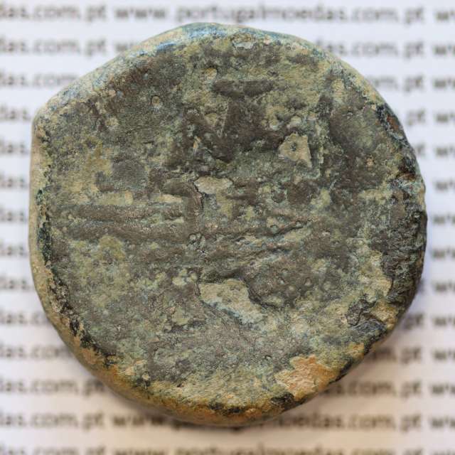 MOEDA ASSE “AS” BRONZE DA REPÚBLICA ROMANA FAMÍLIA “MATIENA” (ANO 179 a.C. a 170 a.C.) “MATIENUS” LEGENDA (MA / ROMA)