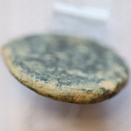 MOEDA ASSE “AS” BRONZE DA REPÚBLICA ROMANA FAMÍLIA “MATIENA” (ANO 179 a.C. a 170 a.C.) “MATIENUS” LEGENDA (MA / ROMA)
