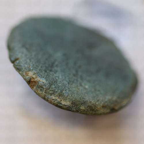 MOEDA ASSE “AS” BRONZE DA REPÚBLICA ROMANA FAMÍLIA “POMPEIA” (ANO 45 a.C.) “CNAEUS POMPEY JUNIOR” LEGENDA (CN MAG - IMP)