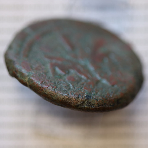 MOEDA ASSE “AS” BRONZE ANÓNIMO DA REPÚBLICA ROMANA (ANO 168 a.C. A 159 a.C.)