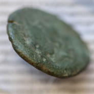 MOEDA TRIENS BRONZE ANÓNIMO DA REPÚBLICA ROMANA (ANO 217 a.C. A 215 a.C.)
